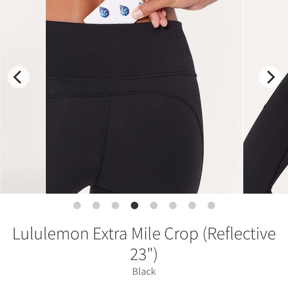 Black Lululemon cropped leggings - Picture 12 of 12